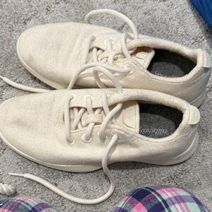 Cream All Birds Sneakers